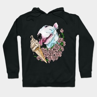 Bull Terrier Loving Ice Cream Hoodie